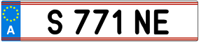 Truck License Plate